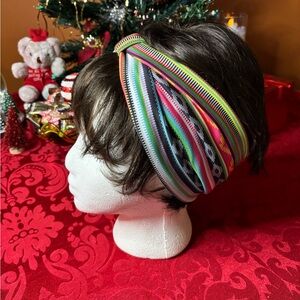 Multicolored wide Yoga Headband